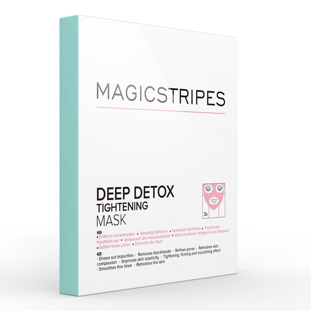 Deep Detox Tightening Mask - 3 Masken | Magicstripes  | Look Beautiful Products