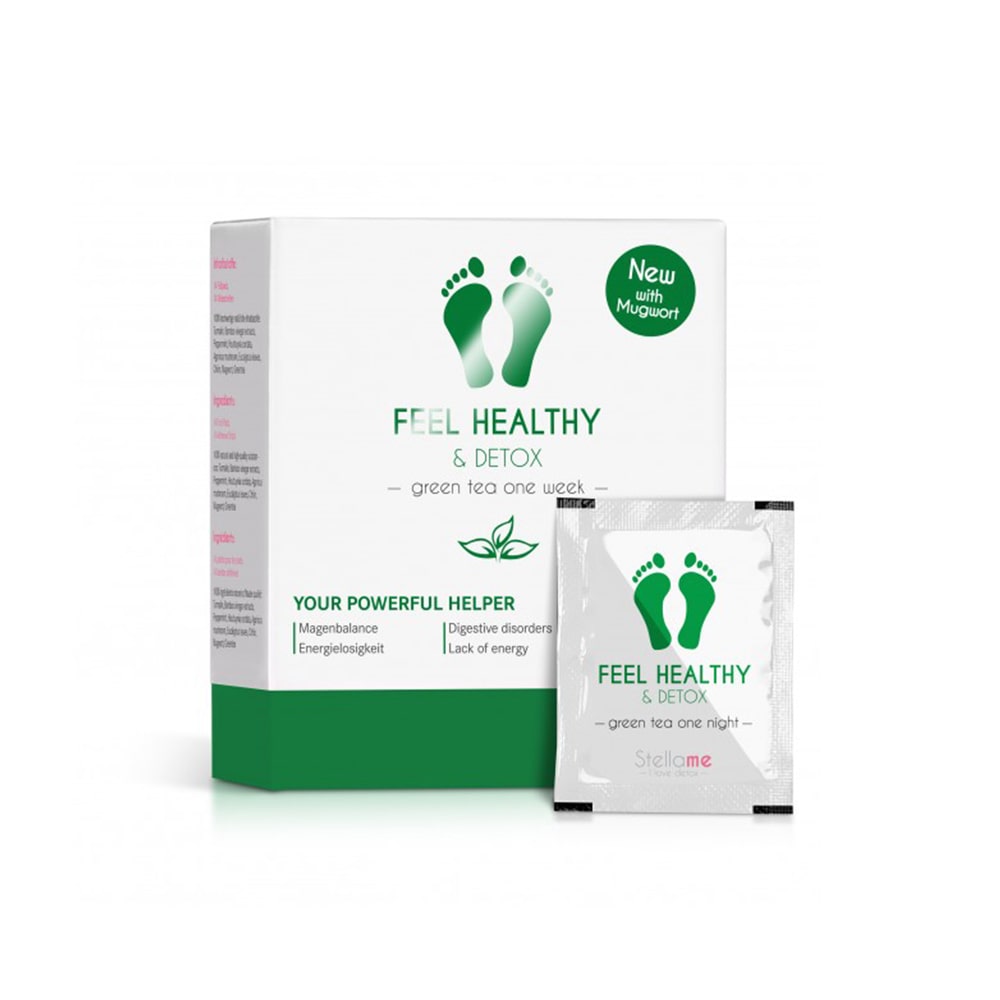 Feel Healthy & Detox Fußpads 7 Night Detox Grüntee | Stella Me