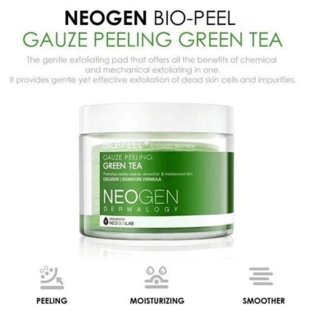 Organic Peel Gauze Peeling Green Tea Pads