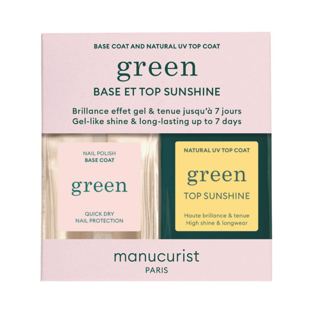 Green Gift Set - Base & Top Coat Sunshine