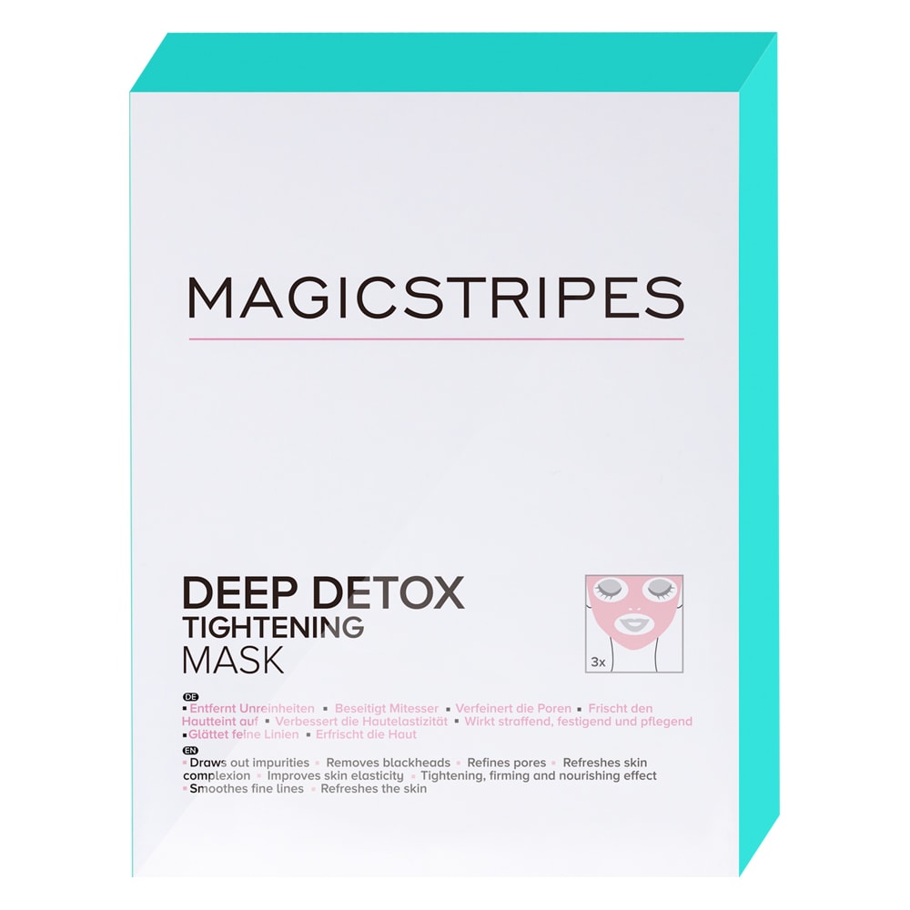 Deep Detox Tightening Mask - 3 Masken | Magicstripes  | Look Beautiful Products