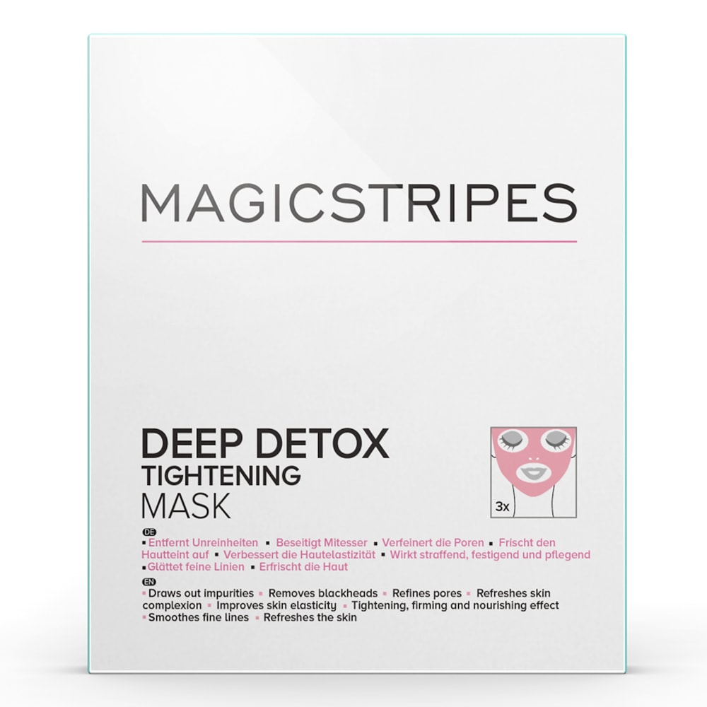 Deep Detox Tightening Mask - 3 Masken | Magicstripes  | Look Beautiful Products